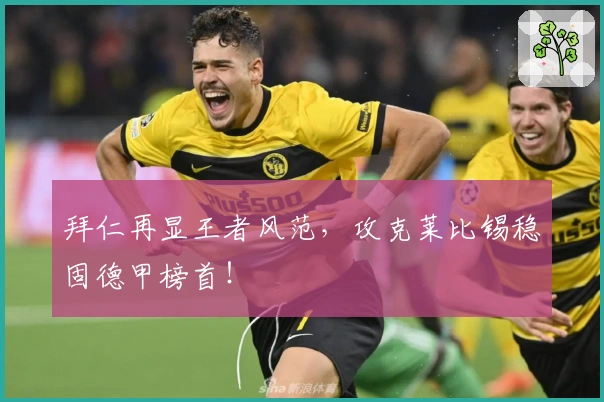 拜仁再显王者风范，攻克莱比锡稳固德甲榜首！